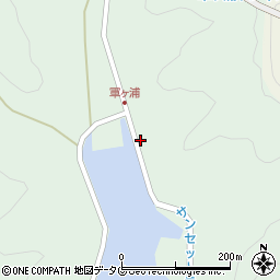 熊本県天草市天草町大江軍浦軍ケ浦周辺の地図