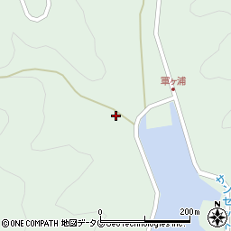 熊本県天草市天草町大江軍浦909-2周辺の地図