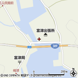 崎津集落ガイダンスセンター周辺の地図
