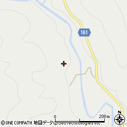 熊本県球磨郡水上村岩野2162周辺の地図
