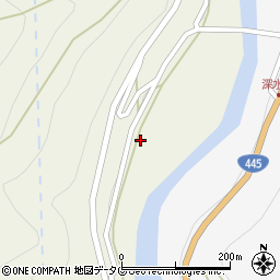 熊本県球磨郡相良村四浦西3445周辺の地図