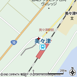 宮崎県日向市美々津町2303-1周辺の地図