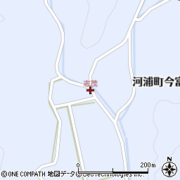 志茂周辺の地図