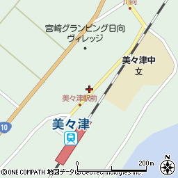 宮崎県日向市美々津町2318周辺の地図