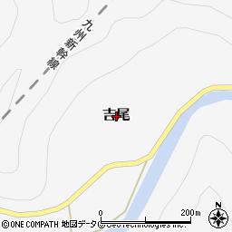 熊本県芦北町（葦北郡）吉尾周辺の地図