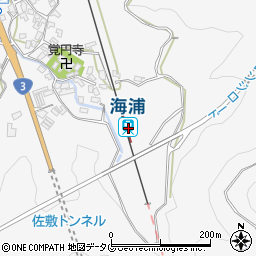 海浦駅周辺の地図