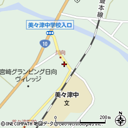 宮崎県日向市美々津町2736-15周辺の地図