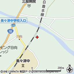 宮崎県日向市美々津町2695周辺の地図