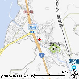 熊本県葦北郡芦北町海浦377周辺の地図
