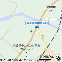 宮崎県日向市美々津町2672周辺の地図