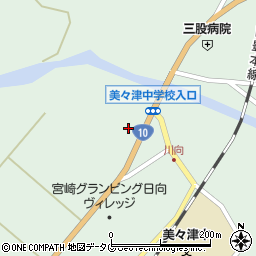 宮崎県日向市美々津町2672周辺の地図