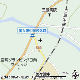 宮崎県日向市美々津町2679周辺の地図
