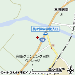 宮崎県日向市美々津町2672-1周辺の地図