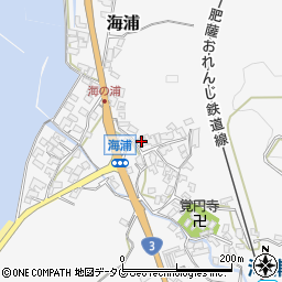 熊本県葦北郡芦北町海浦385周辺の地図