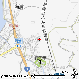 熊本県葦北郡芦北町海浦417周辺の地図