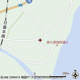 宮崎県日向市美々津町2824周辺の地図