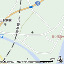 宮崎県日向市美々津町3801周辺の地図