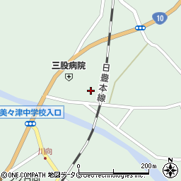 宮崎県日向市美々津町3857周辺の地図