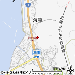 熊本県葦北郡芦北町海浦319周辺の地図