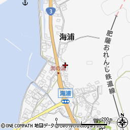 熊本県葦北郡芦北町海浦324周辺の地図