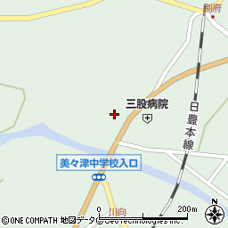 宮崎県日向市美々津町3881周辺の地図