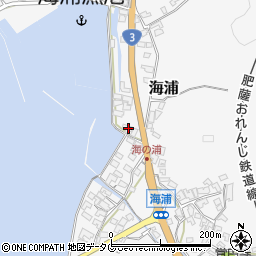 熊本県葦北郡芦北町海浦279周辺の地図
