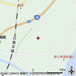 宮崎県日向市美々津町3826-1周辺の地図