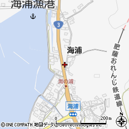 熊本県葦北郡芦北町海浦268周辺の地図