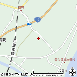 宮崎県日向市美々津町3826-2周辺の地図