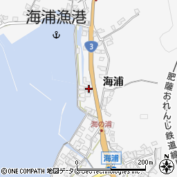 熊本県葦北郡芦北町海浦262周辺の地図