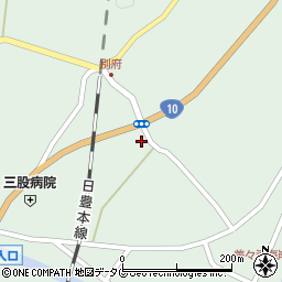 宮崎県日向市美々津町3834周辺の地図