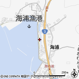 熊本県葦北郡芦北町海浦253周辺の地図