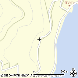 熊本県天草市御所浦町御所浦（江の口）周辺の地図