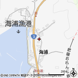 熊本県葦北郡芦北町海浦246周辺の地図