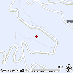 熊本県天草市天草町大江1384周辺の地図