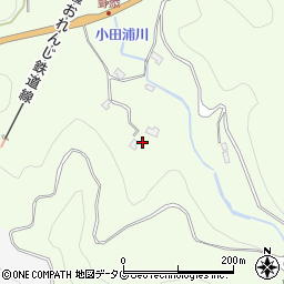 熊本県芦北町（葦北郡）小田浦周辺の地図