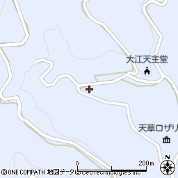 熊本県天草市天草町大江1884周辺の地図