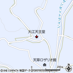 大江天主堂周辺の地図