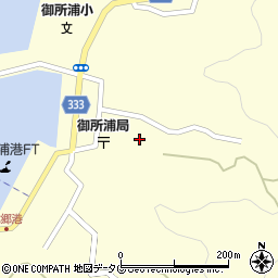 熊本県天草市御所浦町御所浦向周辺の地図