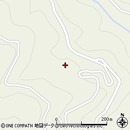 上四浦地区集落センター周辺の地図