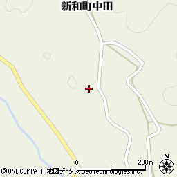 熊本県天草市新和町中田周辺の地図