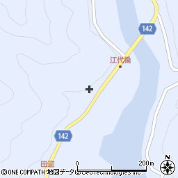 熊本県球磨郡水上村江代2760周辺の地図