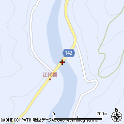 江代橋周辺の地図