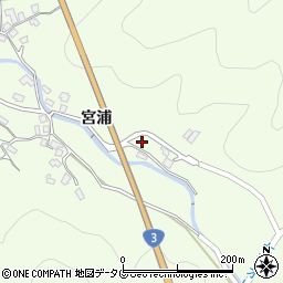 熊本県葦北郡芦北町小田浦宮浦周辺の地図