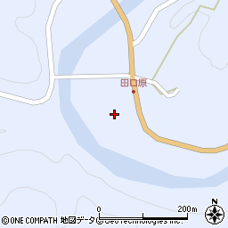 宮崎県日向市東郷町下三ケ周辺の地図