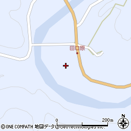 宮崎県日向市東郷町下三ケ周辺の地図