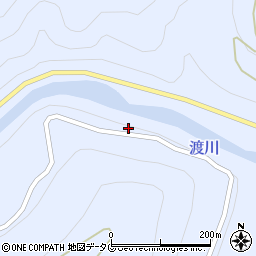 渡川周辺の地図