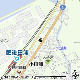 ＪＡ田浦ＳＳ周辺の地図