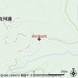 長林集会所周辺の地図