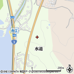 熊本県葦北郡芦北町小田浦水道周辺の地図
